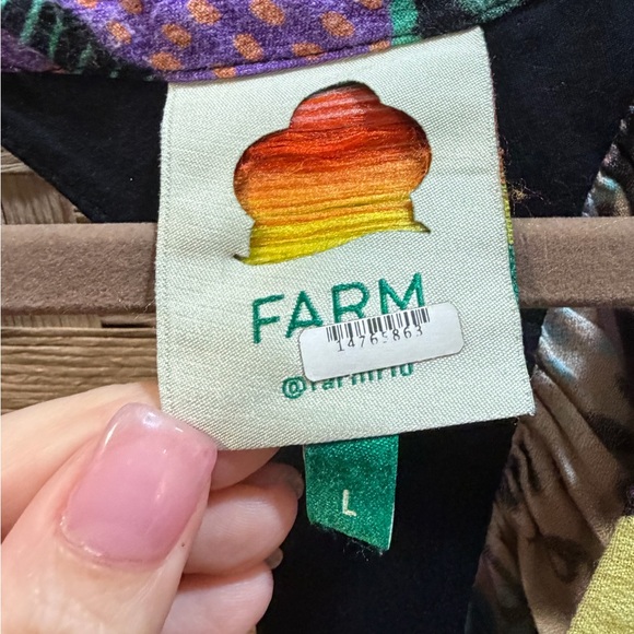 FARM Rio Bright Multicolor Floral V-Neck Maxi Dress - Picture 4 of 6